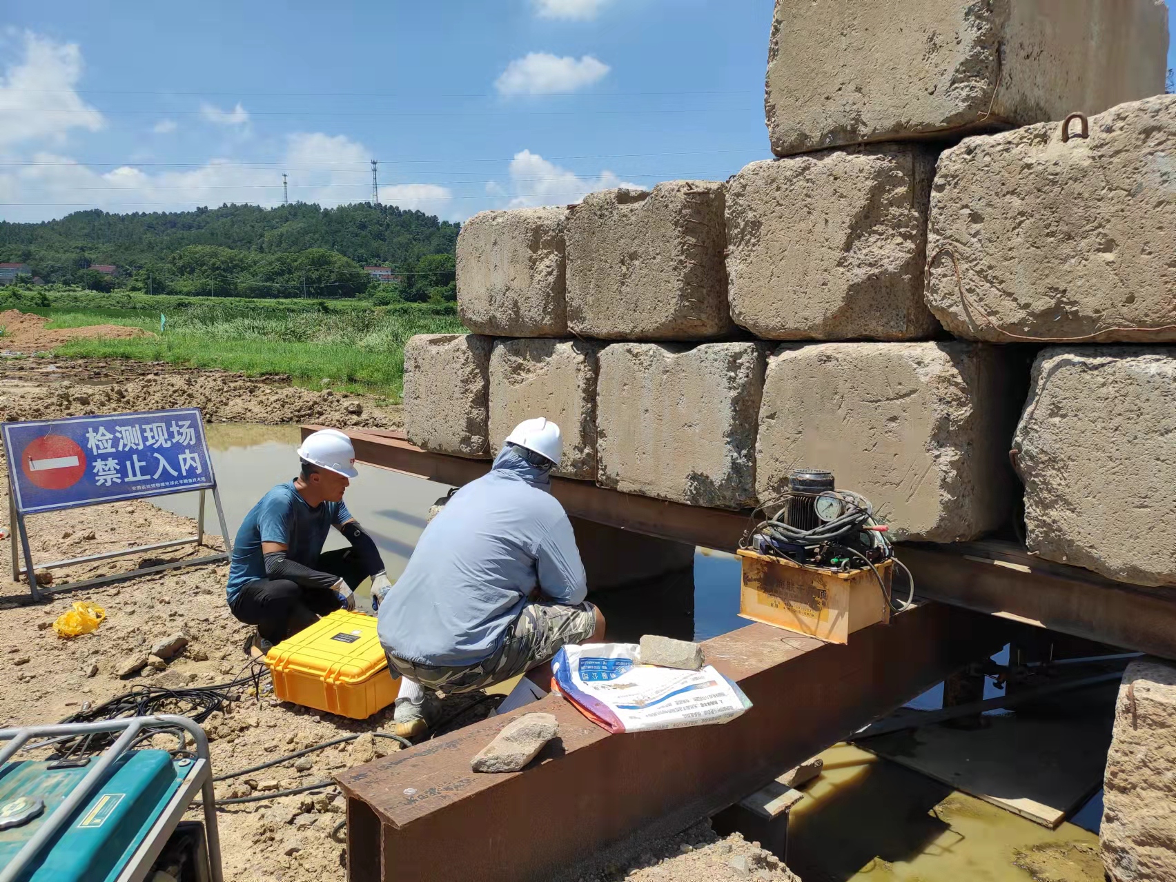 S249羅湖大橋接線復合地基靜載試驗